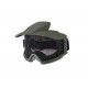 Tactical goggles with hood - Olive (Ultimate Tactical)